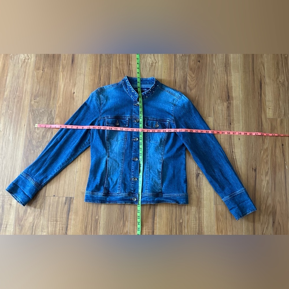 Bandolino Indigo Denim Jacket - Picture 5 of 12